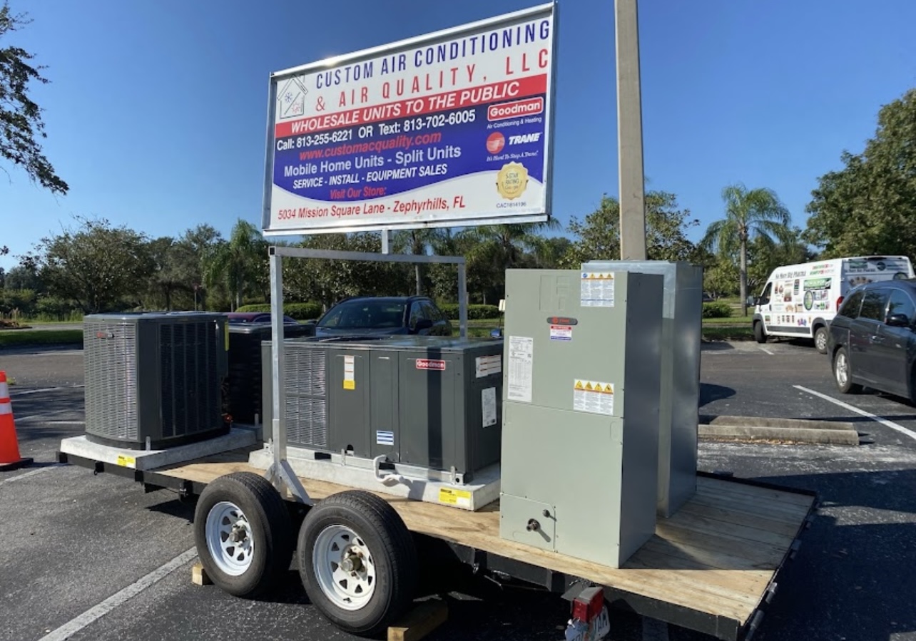 Contact Custom Air Conditioning & Air Quality, LLC AC & Heater Repair