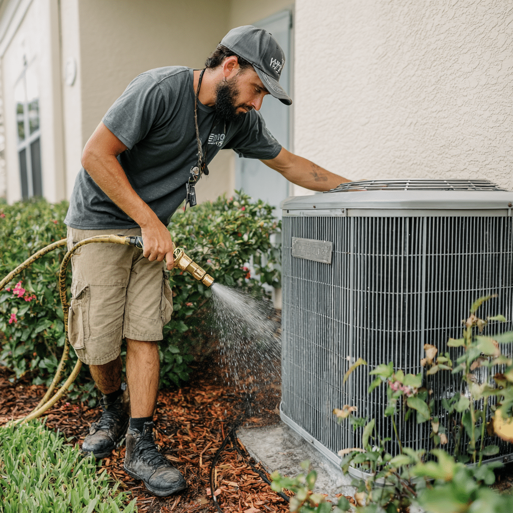 Why You Should Hose Down Your Air Conditioner