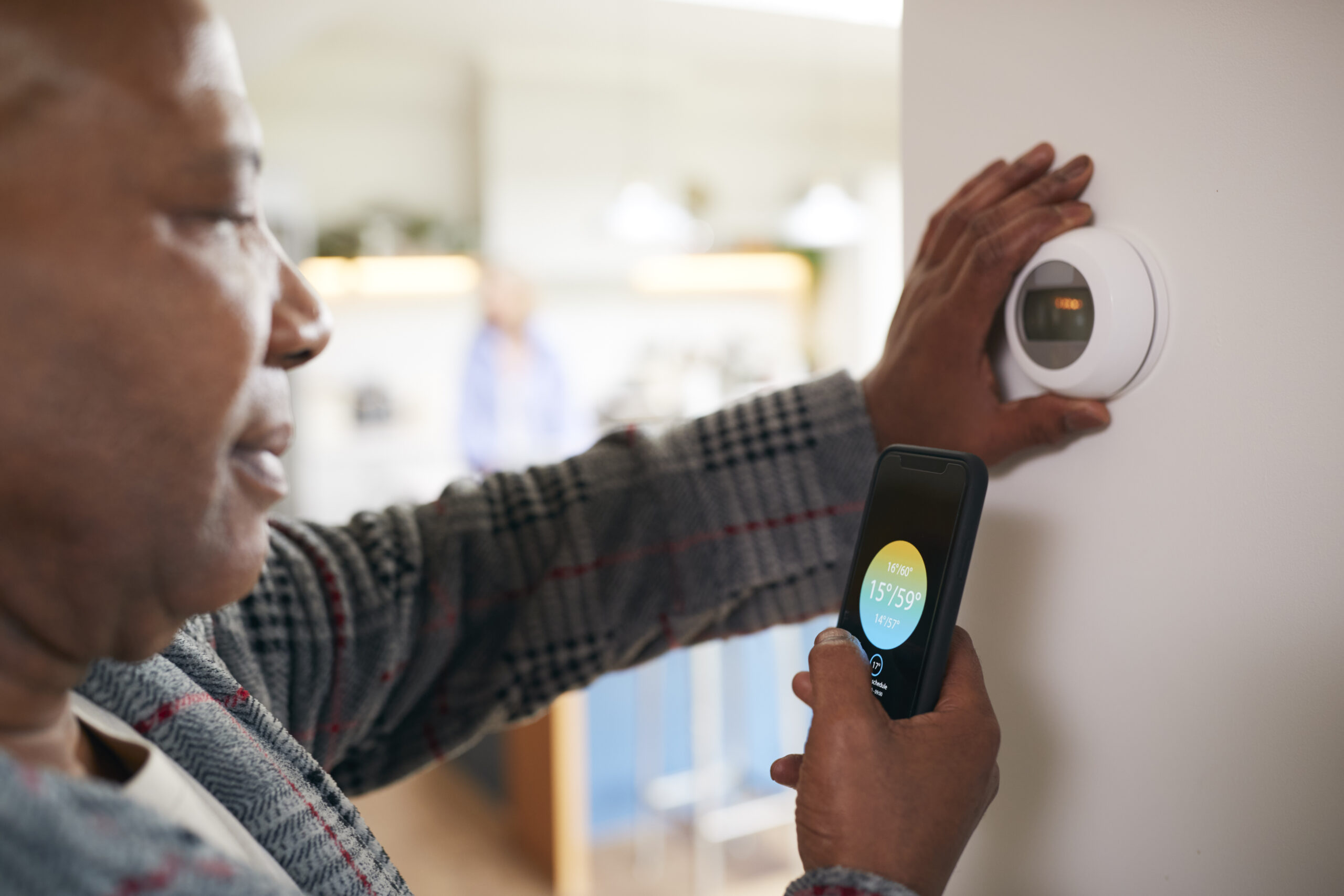 smart thermostat scaled