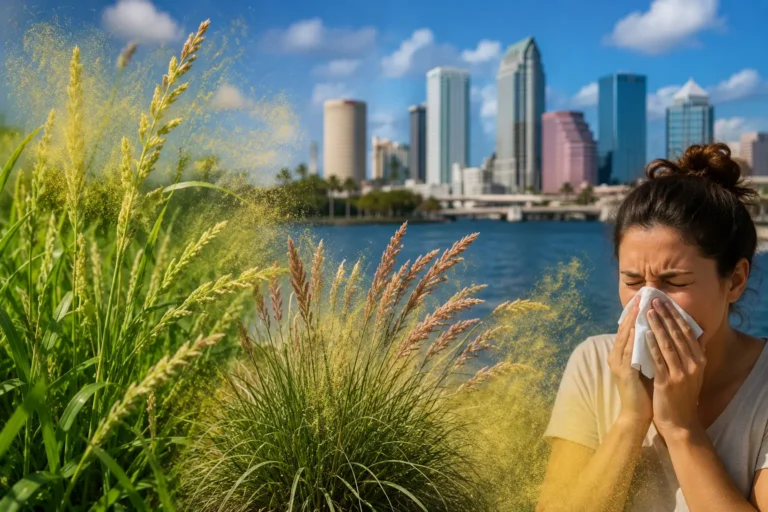 Bermuda & Bahia Grass Pollen Peak May Is a Double-Whammy for Tampa Bay Allergies